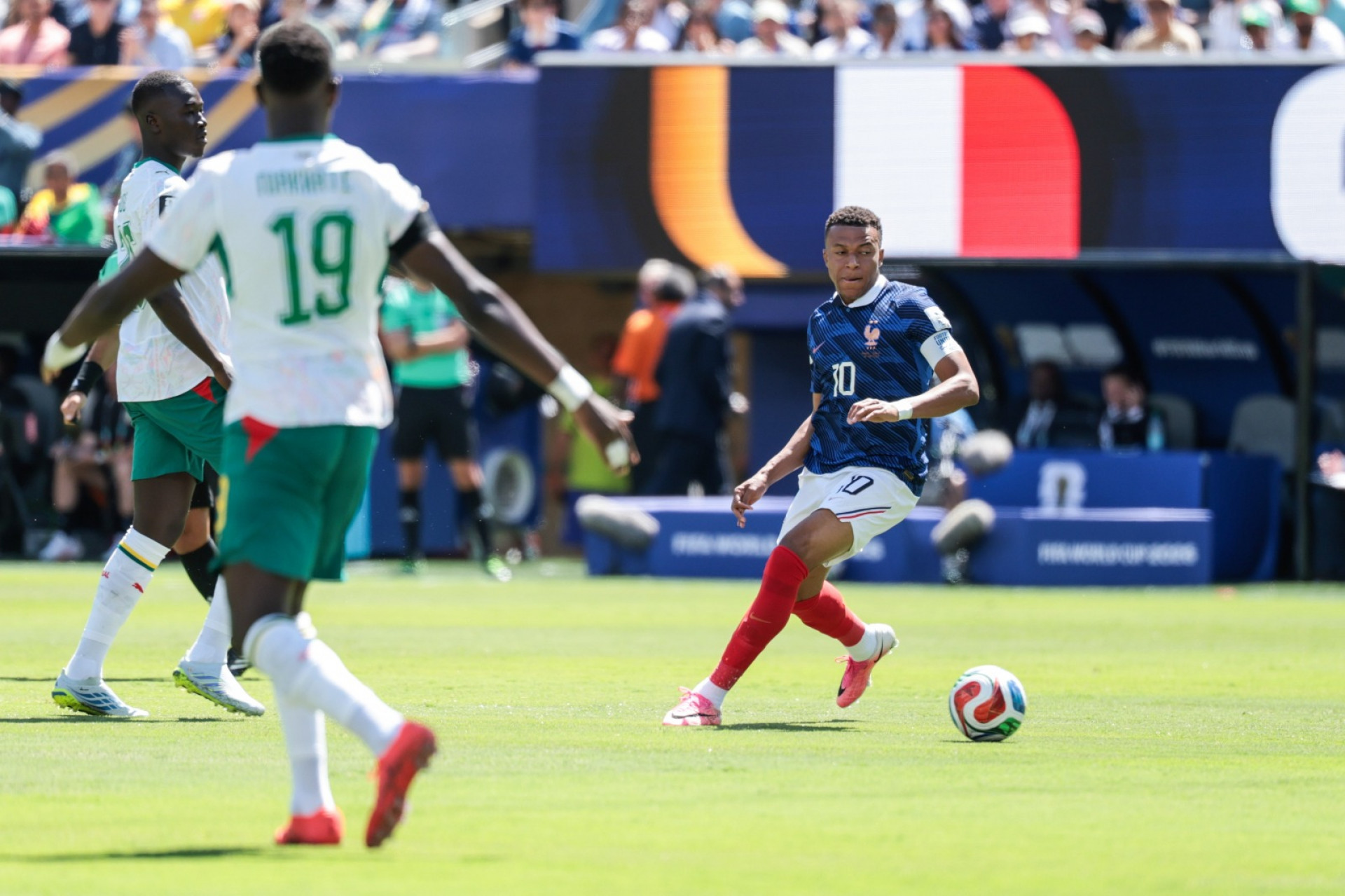 França e Senegal em jogo da Copa do Mundo - Vanessa Carvalho/Parceiro/ Agência O Dia
