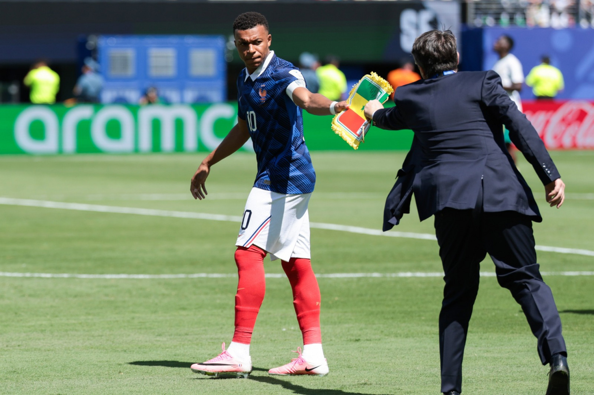 França e Senegal em jogo da Copa do Mundo - Vanessa Carvalho/Parceiro/ Agência O Dia