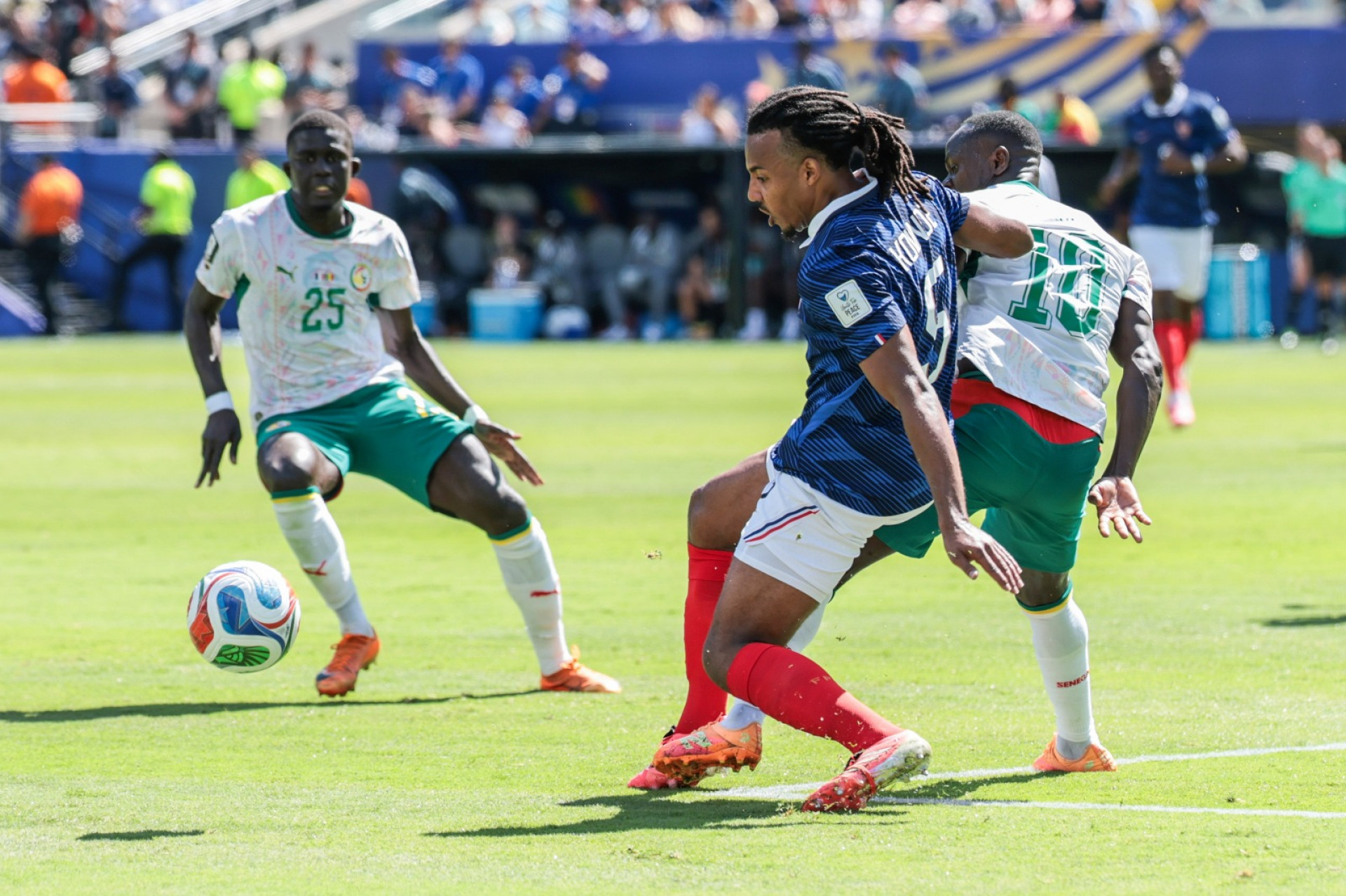 França estreou com vitória na Copa sobre o Senegal - Vanessa Carvalho/Parceiro/ Agência O Dia
