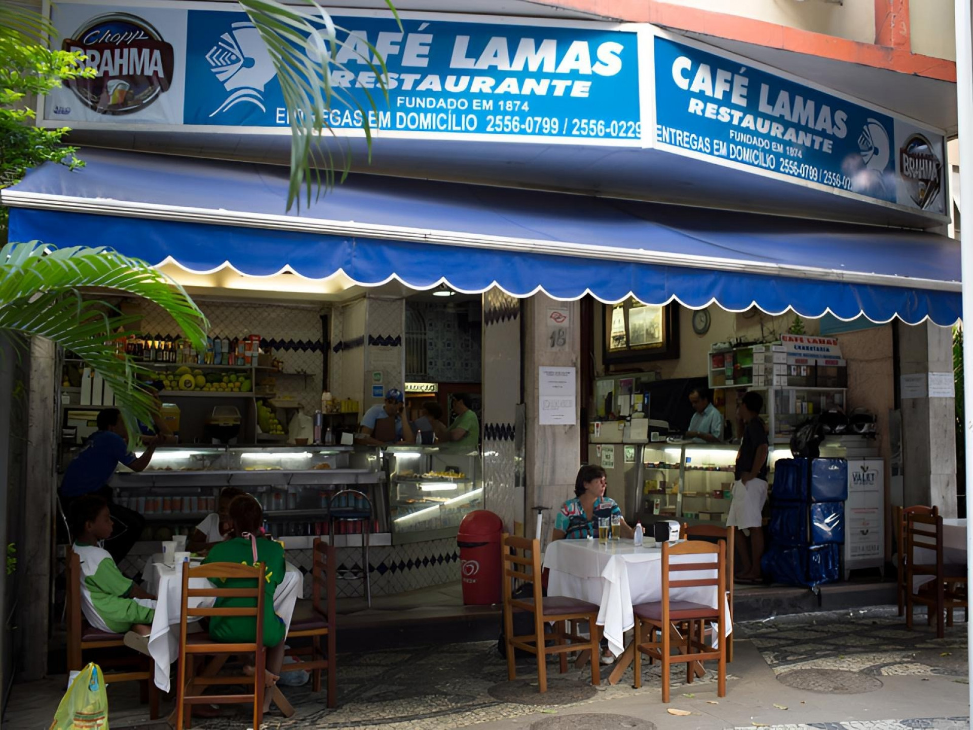 Restaurante Café Lamas foi aberto em 1874 na cidade do Rio de Janeiro - Divulgação