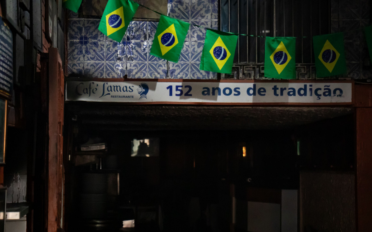 Café Lamas está localizado na Rua Marquês de Abrantes, Flamengo - Érica Martin/Agência O Dia