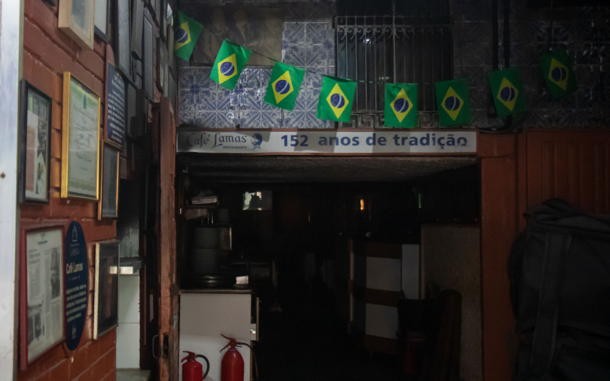 Café Lamas está localizado na Rua Marquês de Abrantes, Flamengo - Érica Martin/Agência O Dia