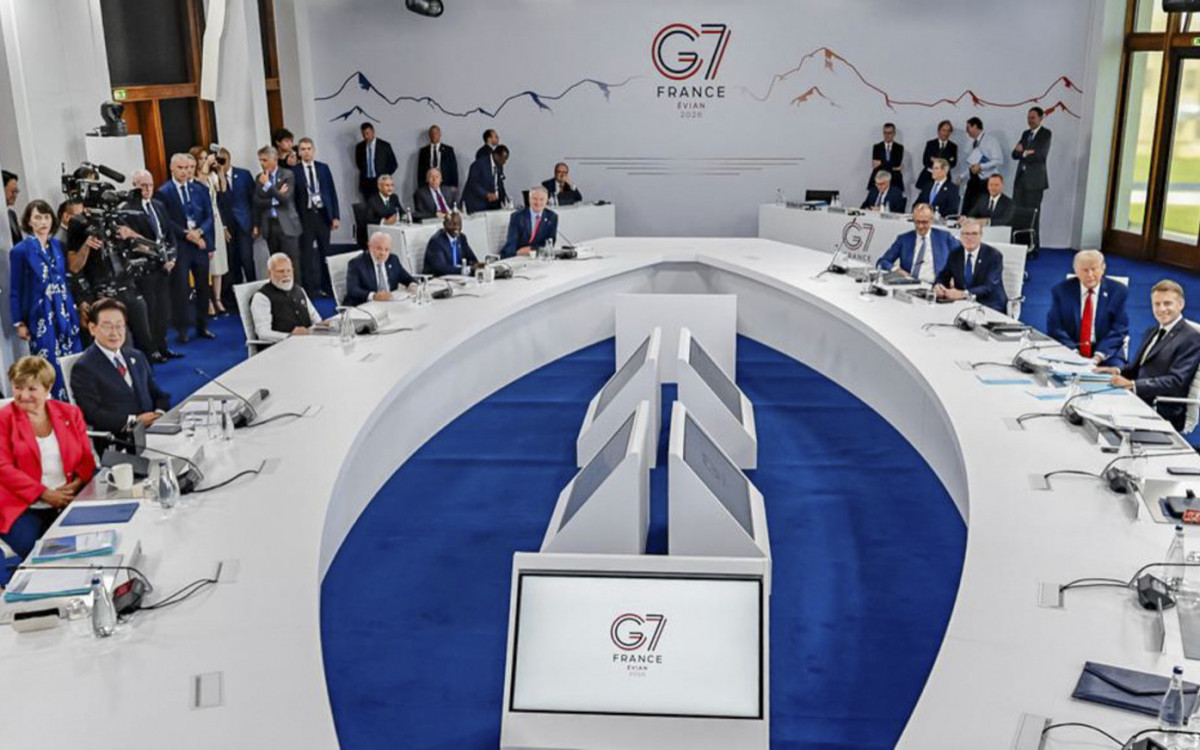 Lula participou de reunião ampliada do G7 como convidado