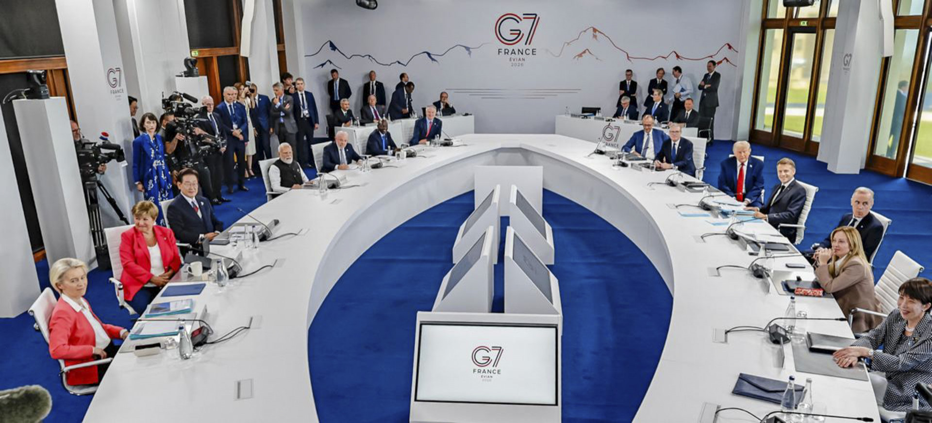 Lula participou de reuni&atilde;o ampliada do G7 como convidado nesta quarta-feira (17) - Ricardo Stuckert / PR