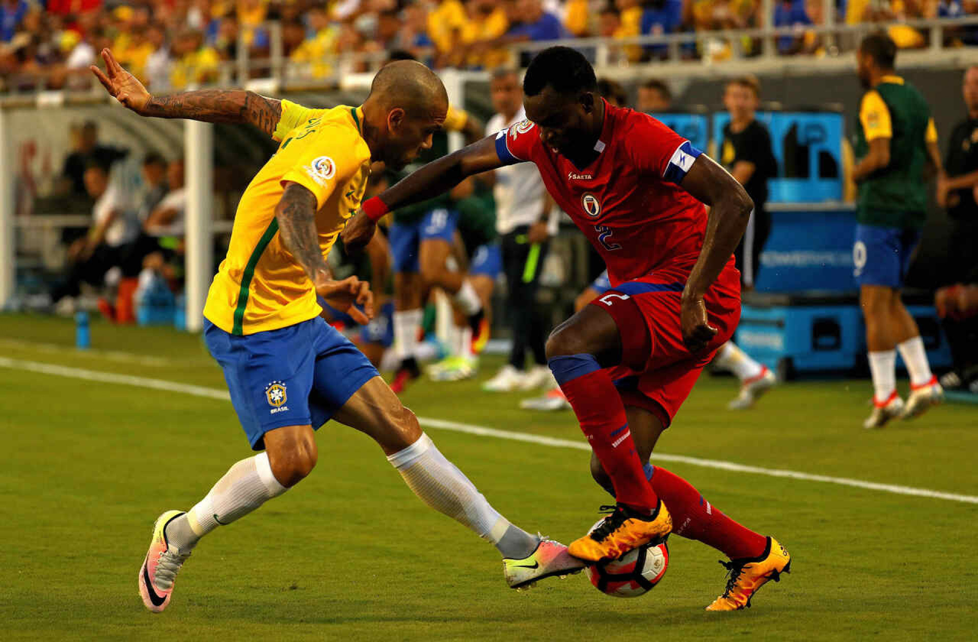 Brasil e Haiti tem sete remanescentes do &uacute;ltimo confronto em 2016