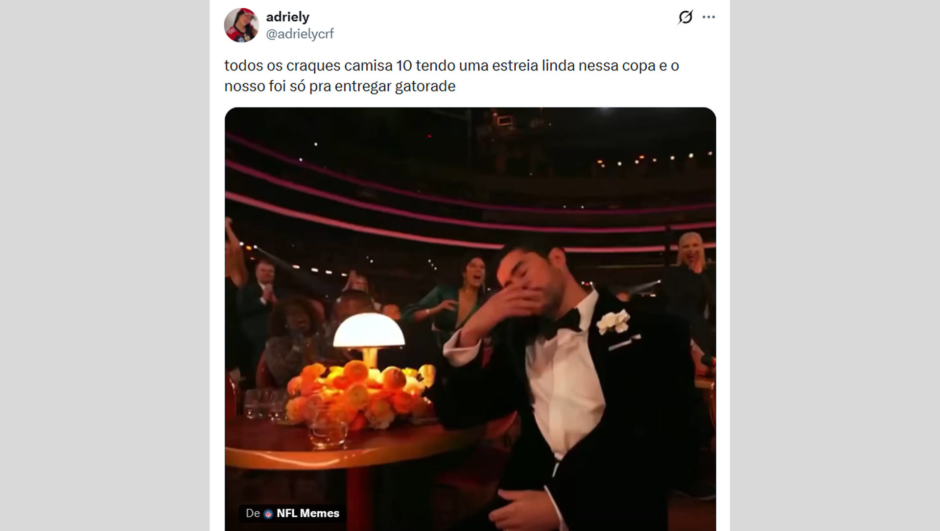 Internautas pegaram no pé de Neymar e lembraram ausência dele na seleção brasileira por causa de lesão - Reprodução do X