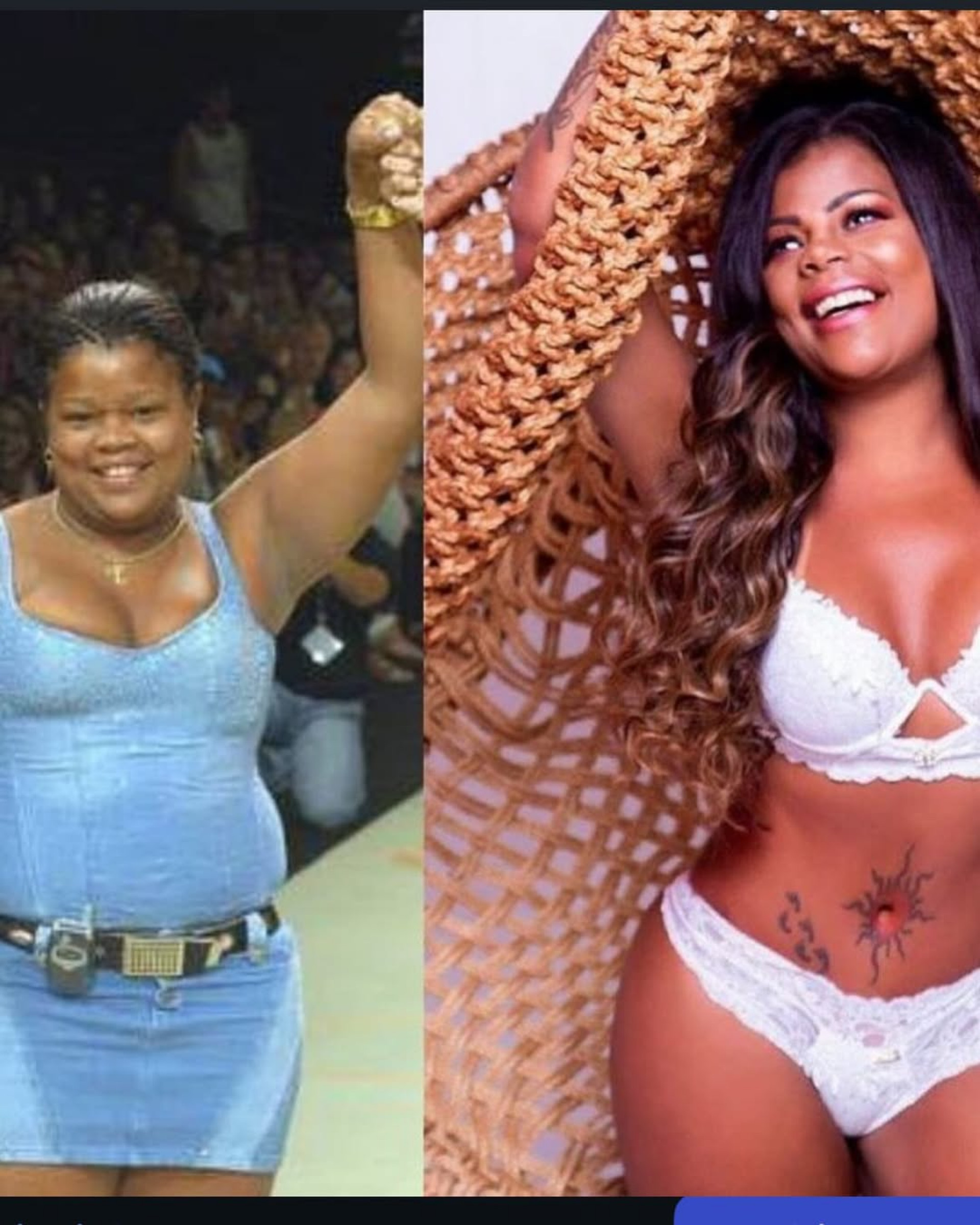 Tati Quebra Barraco exibe antes e depois após 26 cirurgias plásticas - Reprodução / Instagram