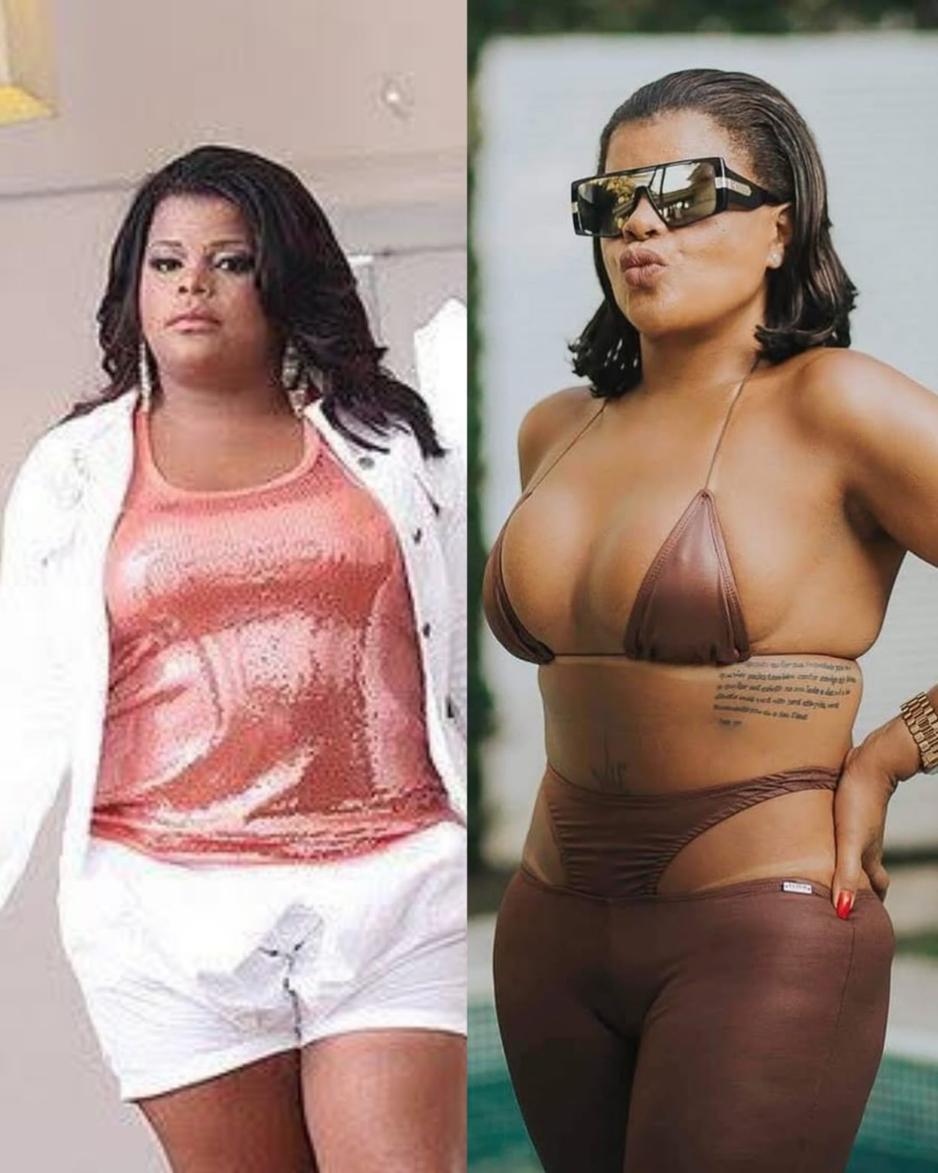 Tati Quebra Barraco exibe antes e depois após 26 cirurgias plásticas - Reprodução / Instagram