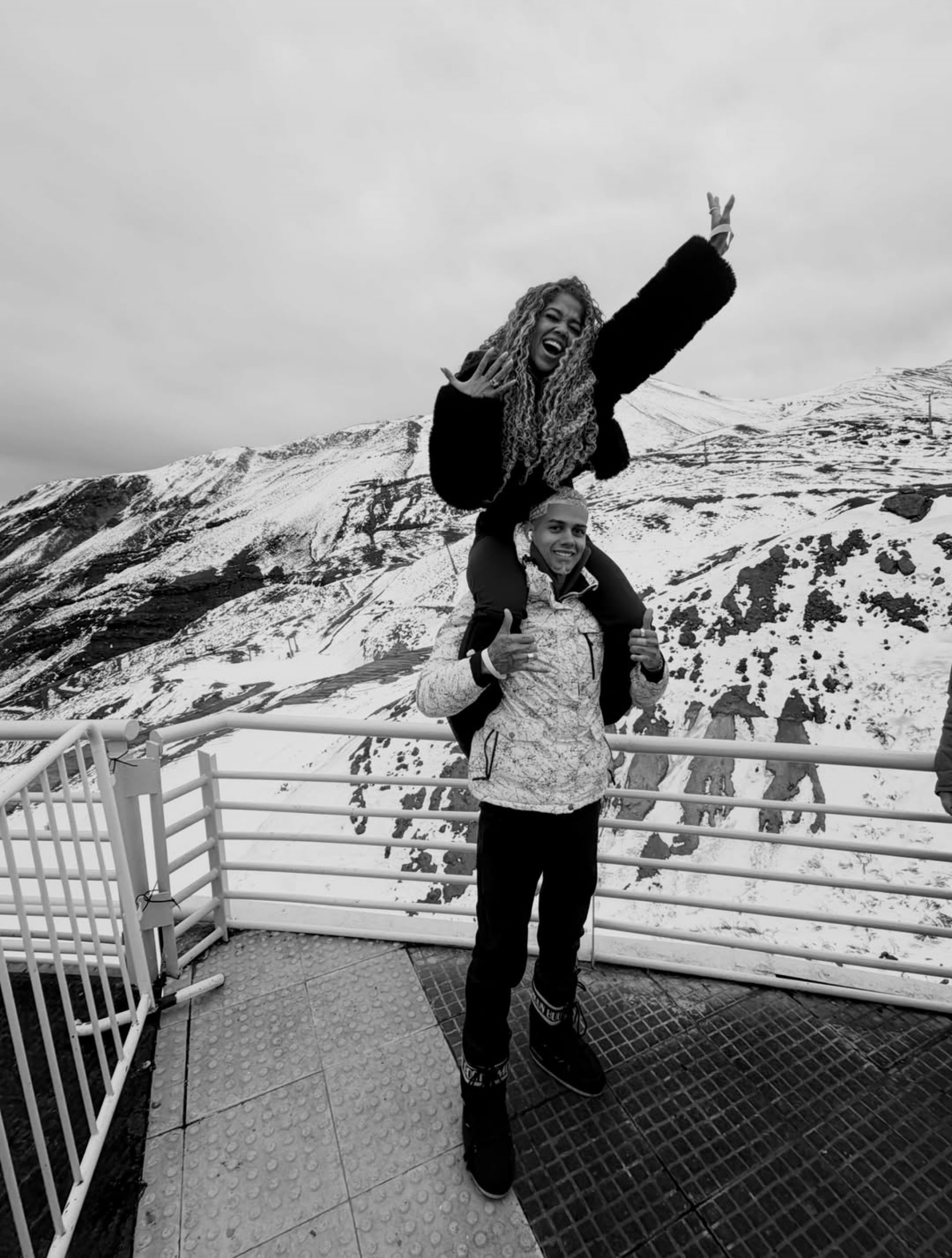 Vivi Noronha e Da Fúria curtem viagem romântica no Chile - Reprodução/Instagram
