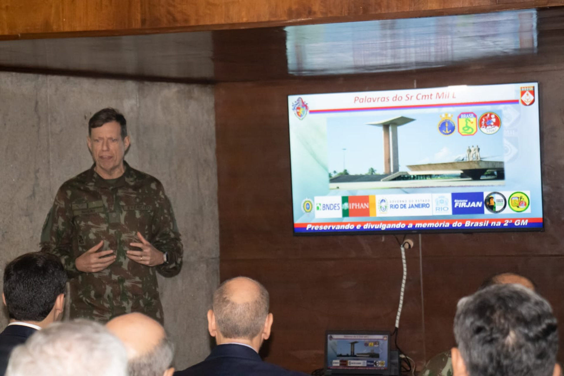 Chefe do Departamento de Educação e Cultura, general de Exército Ricardo José Nigri - Érica Martin / Agência O Dia