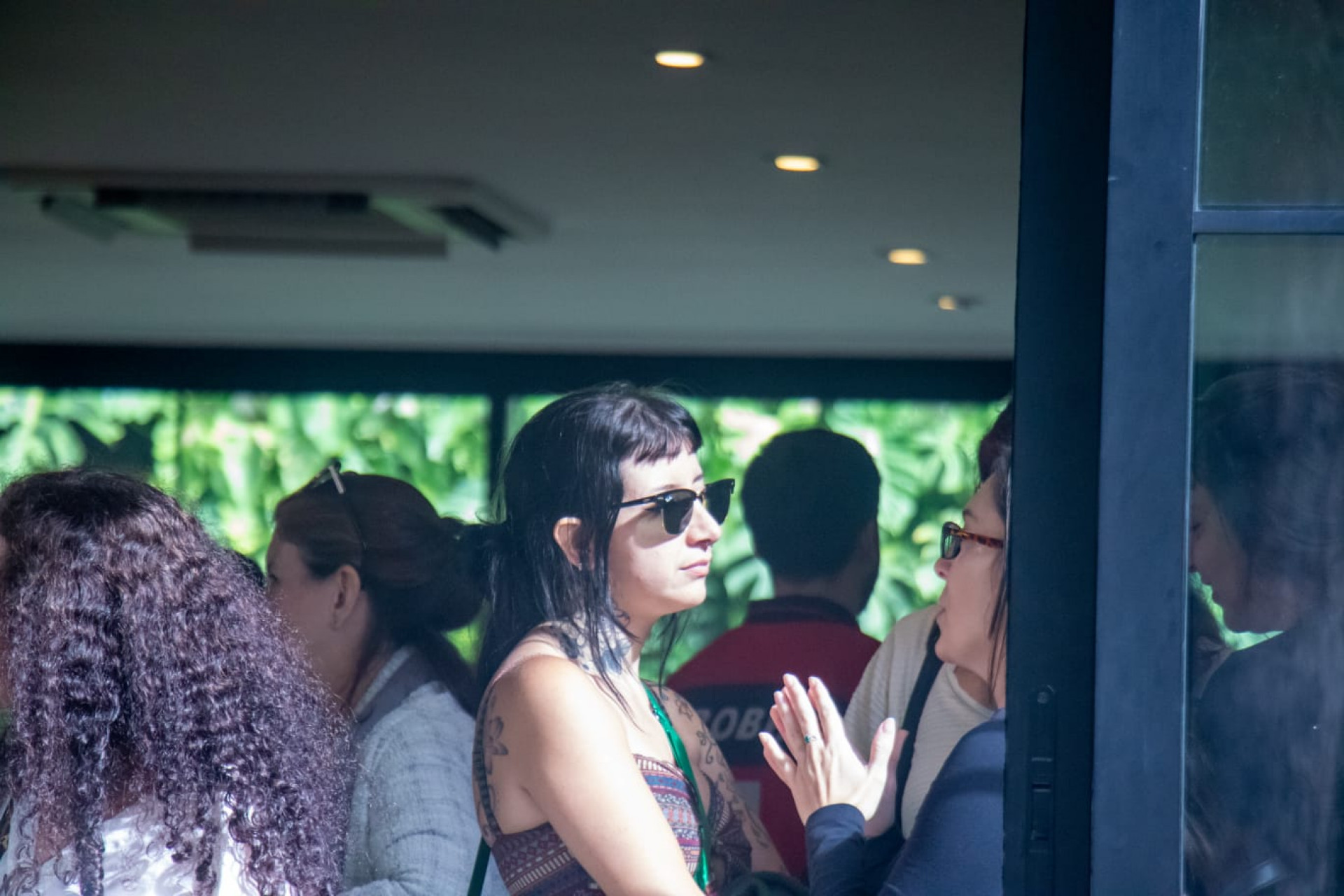 Bárbara de Marsillac, filha de Charles, veio ao Brasil para se despedir do pai - Érica Martin / Agência O Dia