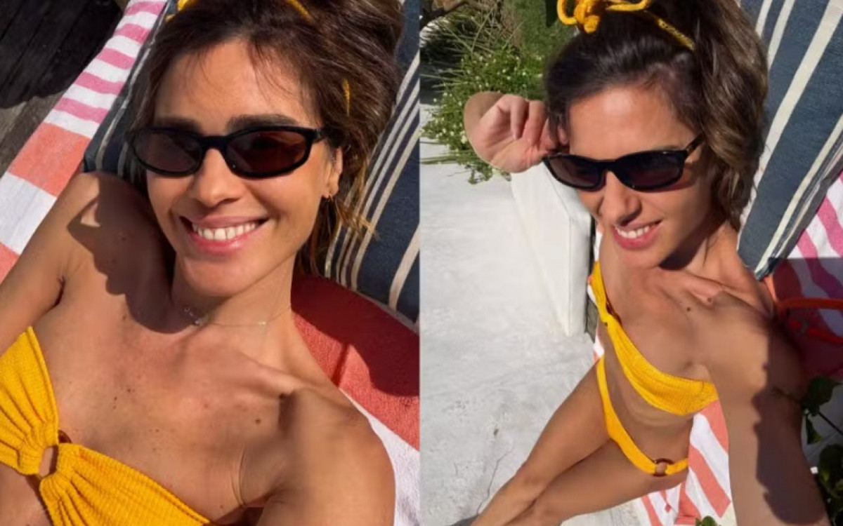 Carolina Dieckmann curte dia de praia em Búzios e encanta seguidores