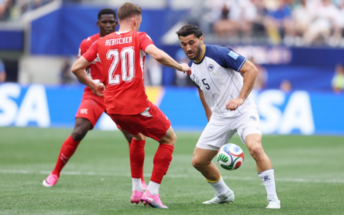 Suíça e Bósnia se enfrentaram em Los Angeles pela Copa do Mundo
