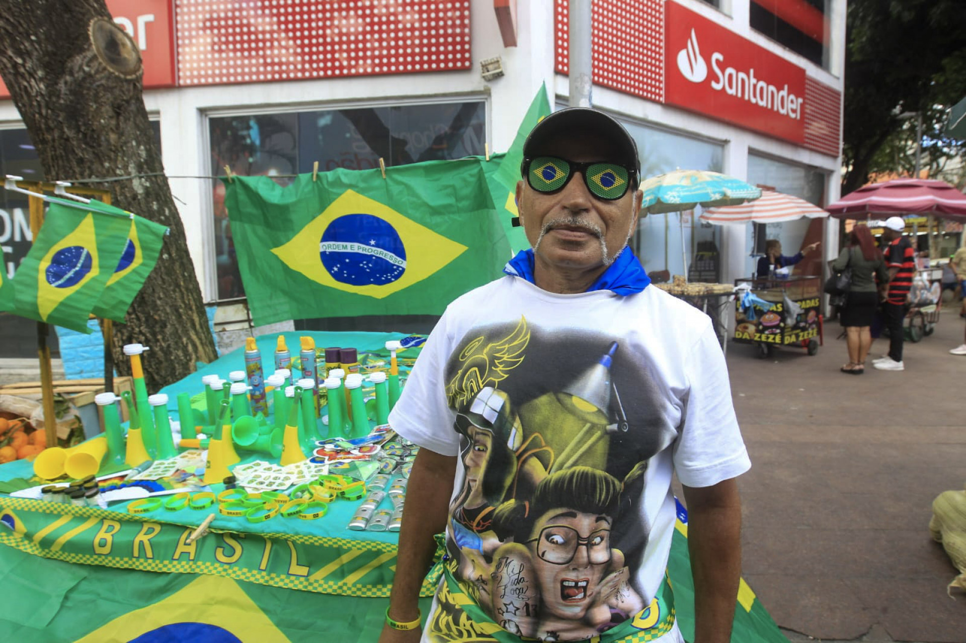 Damião Souza torce para que Endrick entre em campo contra o Haiti - Reginaldo Pimenta / Agência O Dia