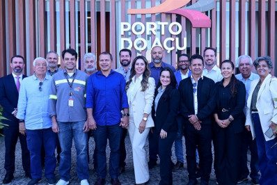 Busca de parcerias leva Frederico Paes e assessores ao Porto do Açu