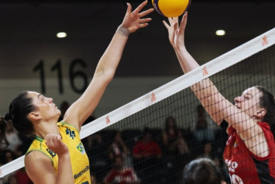 Seleção feminina de vôlei bate Bélgica em jogo de cinco sets na Liga das Nações