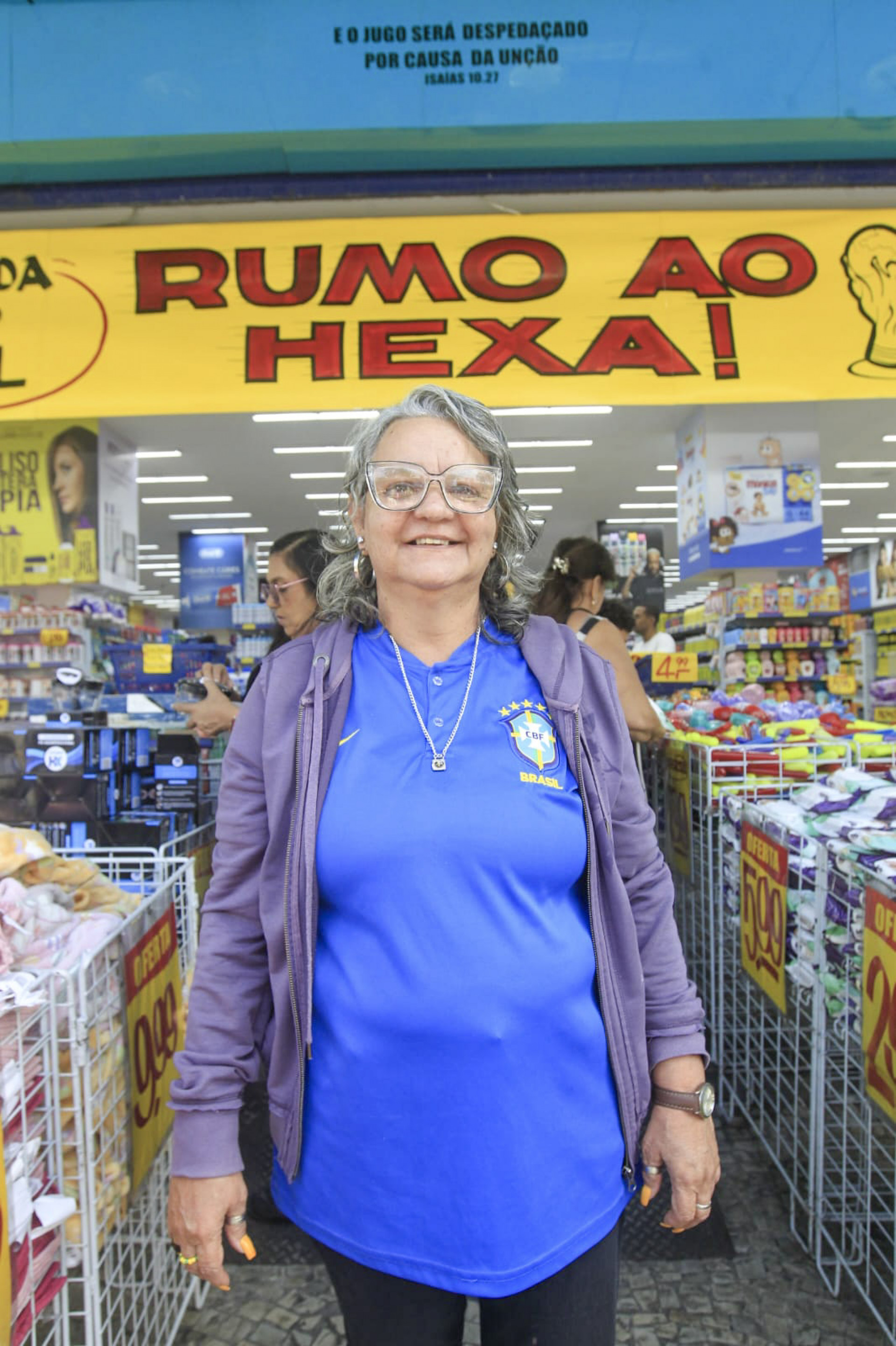 Suzi Barbosa acredita no hexacampeonato da Seleção - Reginaldo Pimenta / Agência O Dia