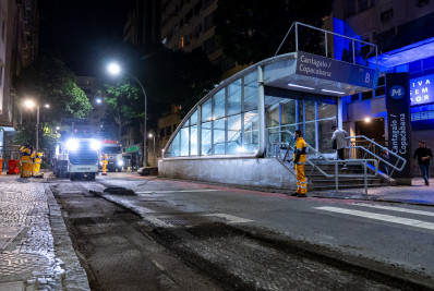 Copacabana e Leme recebem obras do programa Asfalto Liso