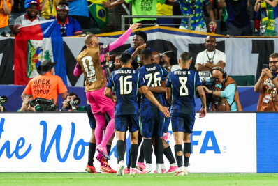 Com gols de Matheus Cunha e Vini Jr, Brasil vence Haiti e assume liderança do grupo C