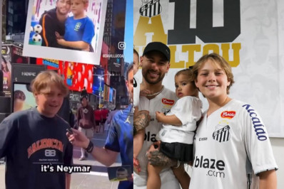 Filho de Neymar recusa ingresso VIP e resposta viraliza: 'Meu pai já joga'