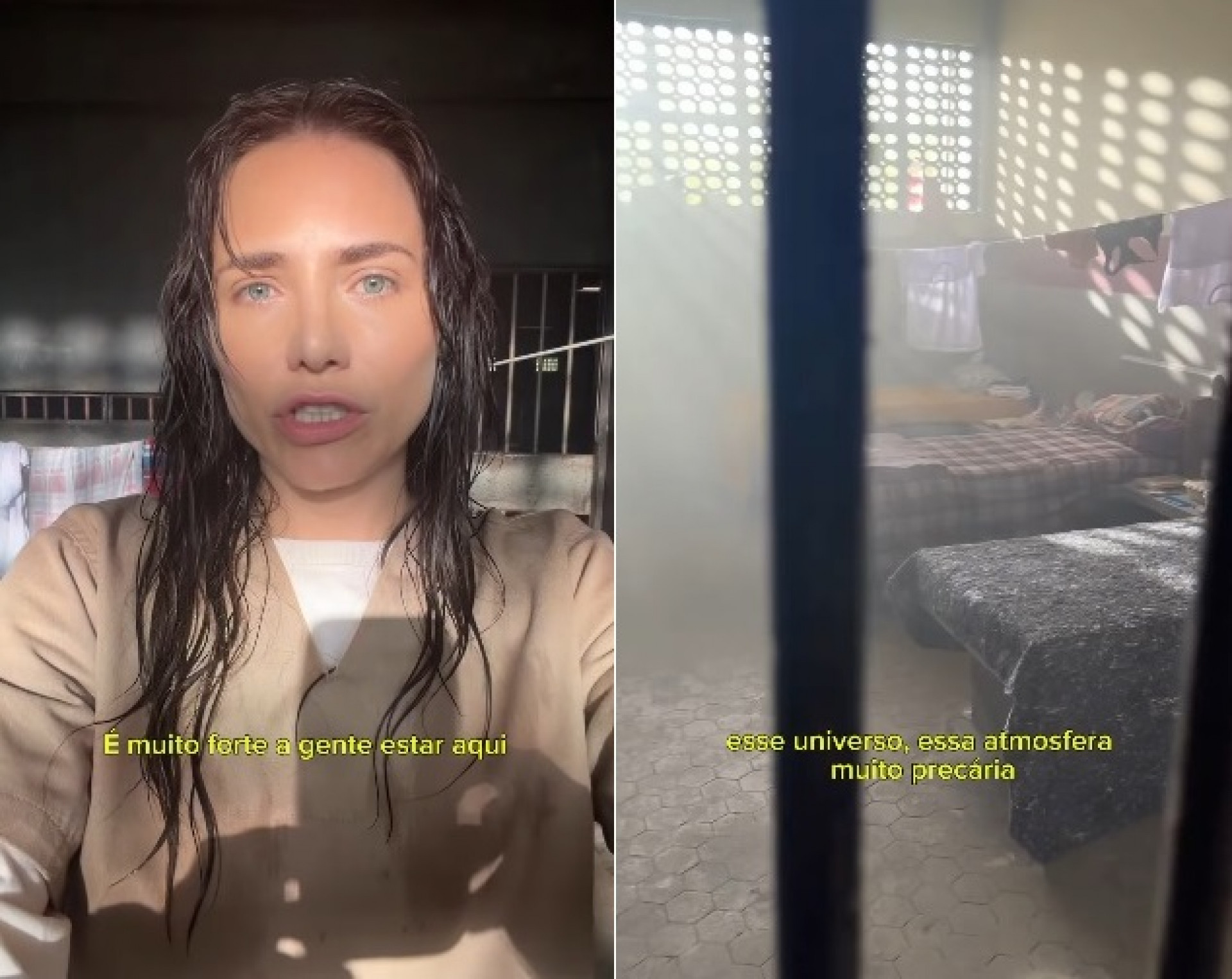 Leticia Colin gravou cenas de 'Quem Ama Cuida' em prisão - Reprodução/Instagram