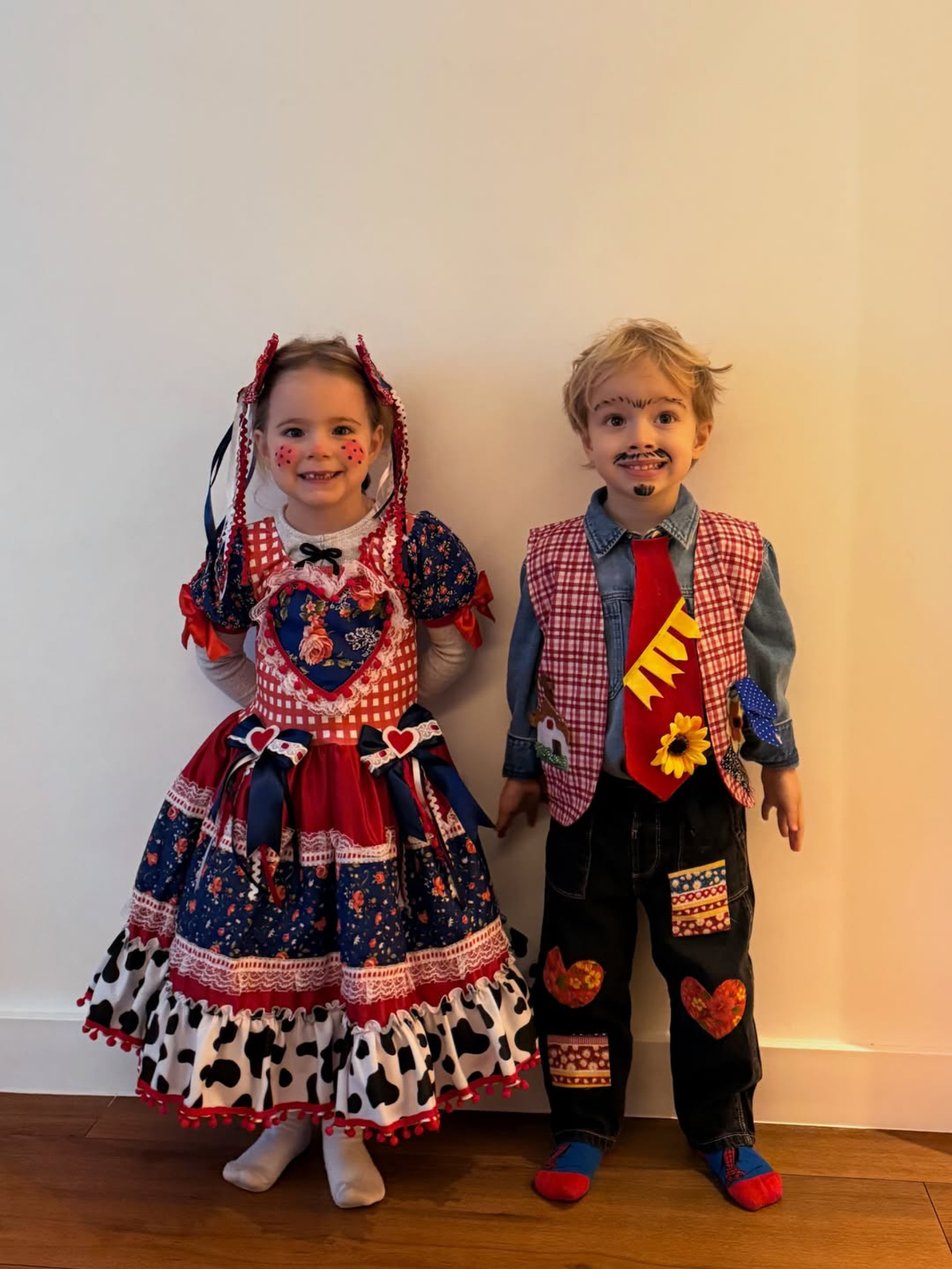 Mel e Bento surgiram prontos para festa junina na escola  - Reprodu&ccedil;&atilde;o/Instagram 