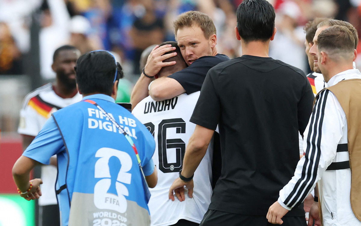 Julian Nagelsmann valorizou os reservas da Alemanha 