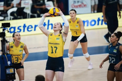 Vôlei feminino do Brasil supera a China e mantém campanha perfeita na VNL