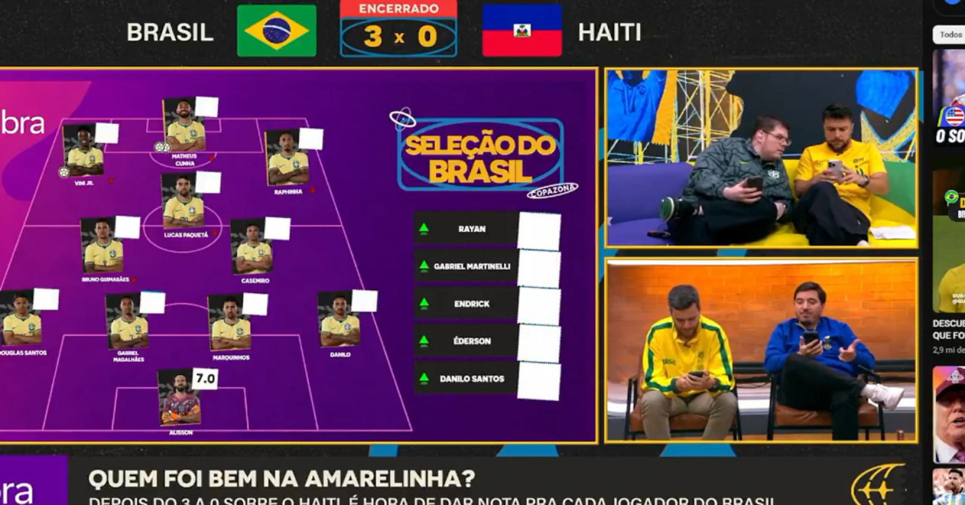 Caz&eacute;TV registra momento do alerta falso da Defesa Civil