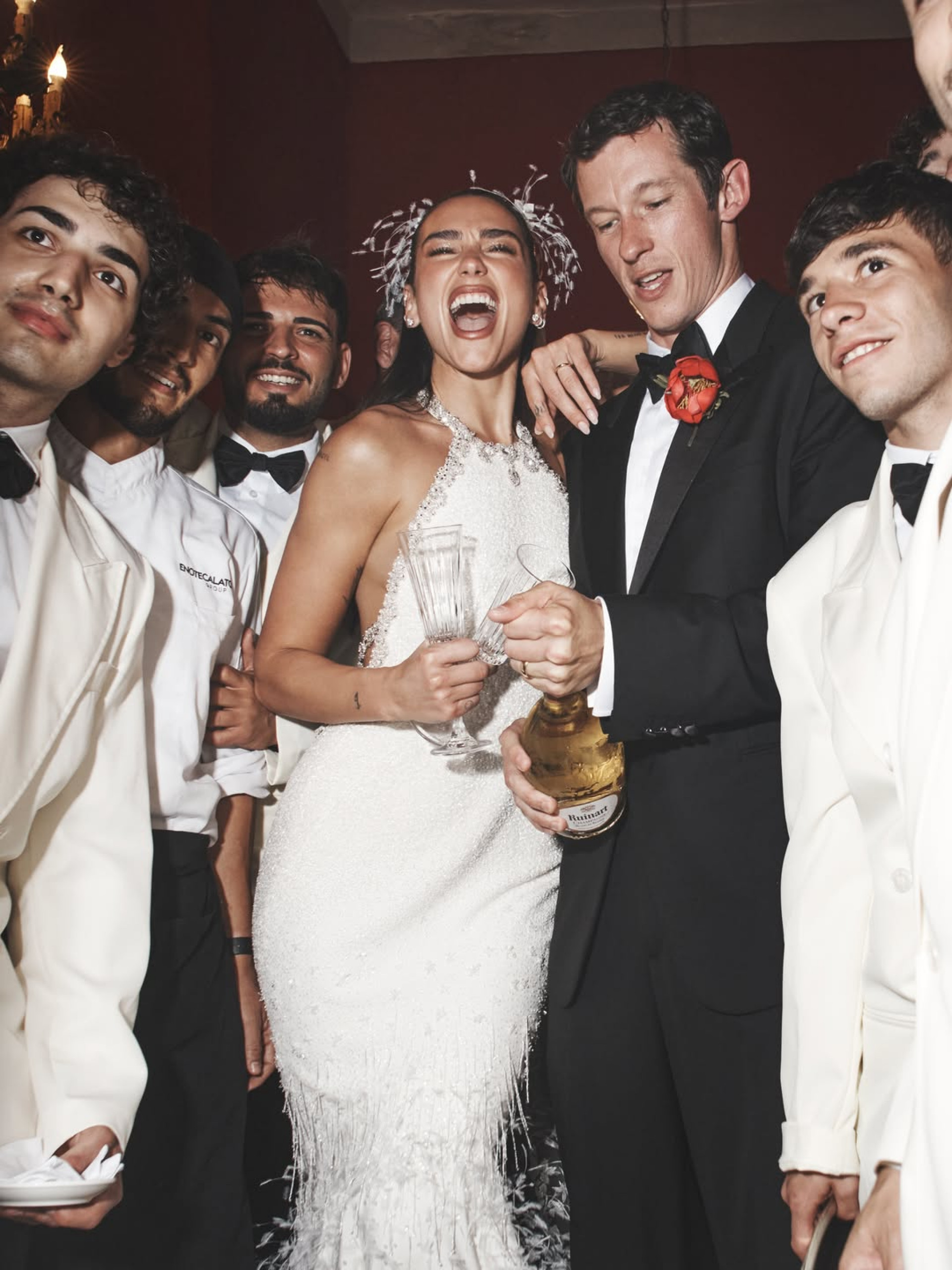 Dua Lipa mostra registros de casamento com Callum Turner na Itália - Reprodução do Instagram / David Sims