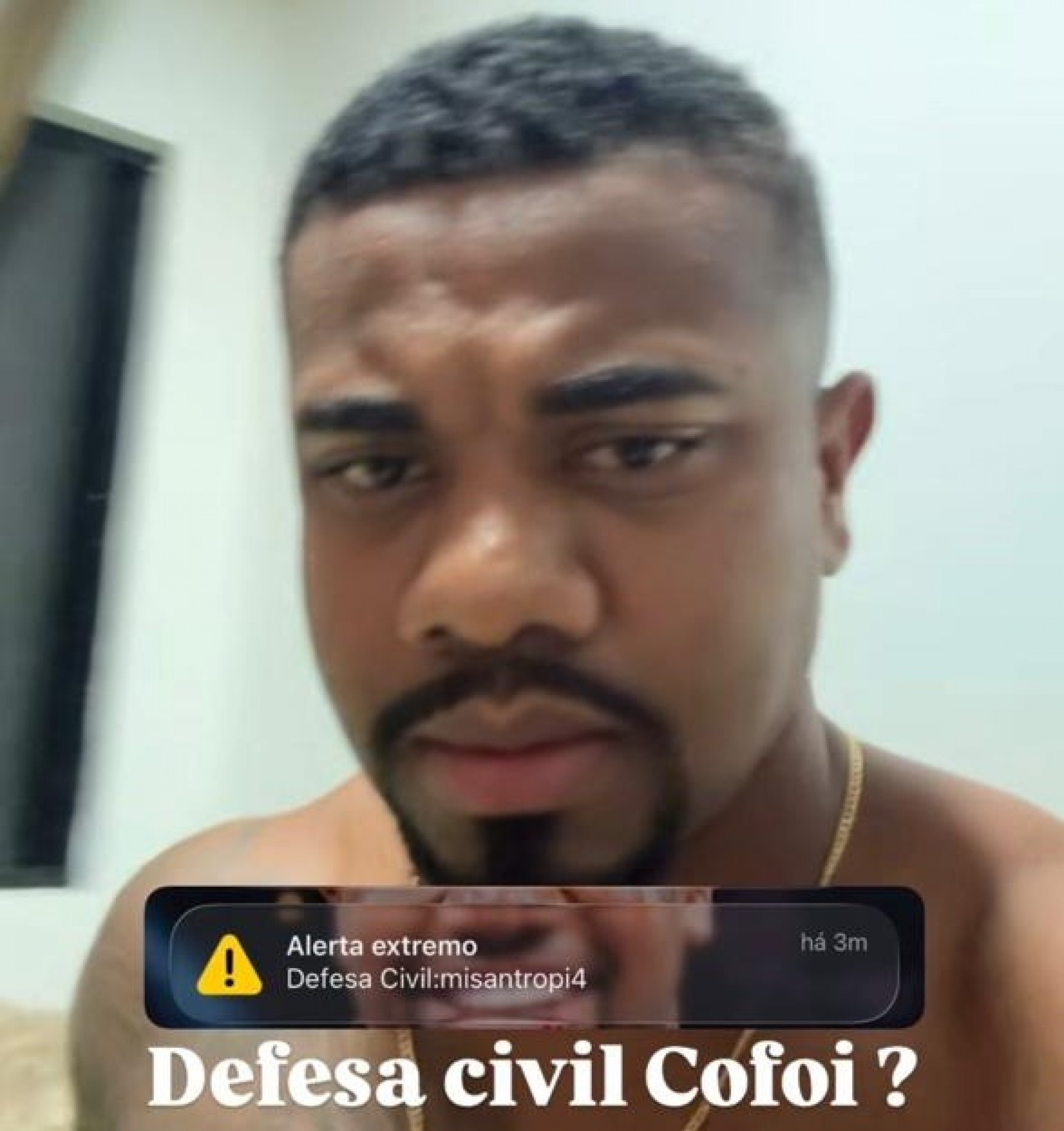 Alerta com a palavra `misantropia` assustou famosos na noite desta sexta-feira (19)