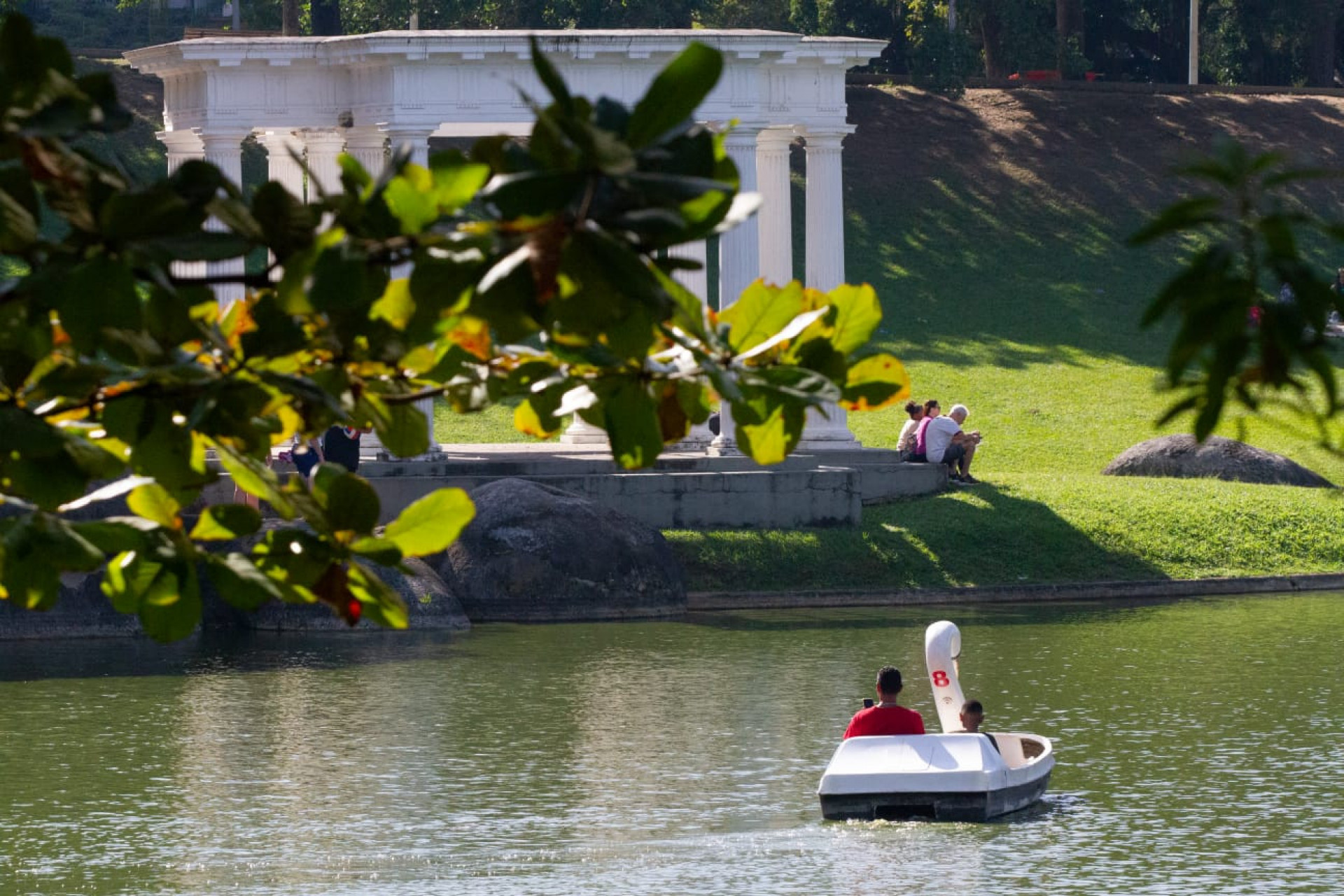 Último dia de outono ficou ensolarado na Quinta da Boa Vista - Érica Martin / Agência O Dia