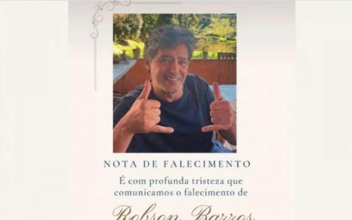 Robson Barros, ex-paquito da Xuxa, morre aos 57 anos