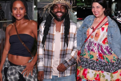 Elenco de 'A Nobreza do Amor' se reúne em arraiá no Rio; veja as fotos