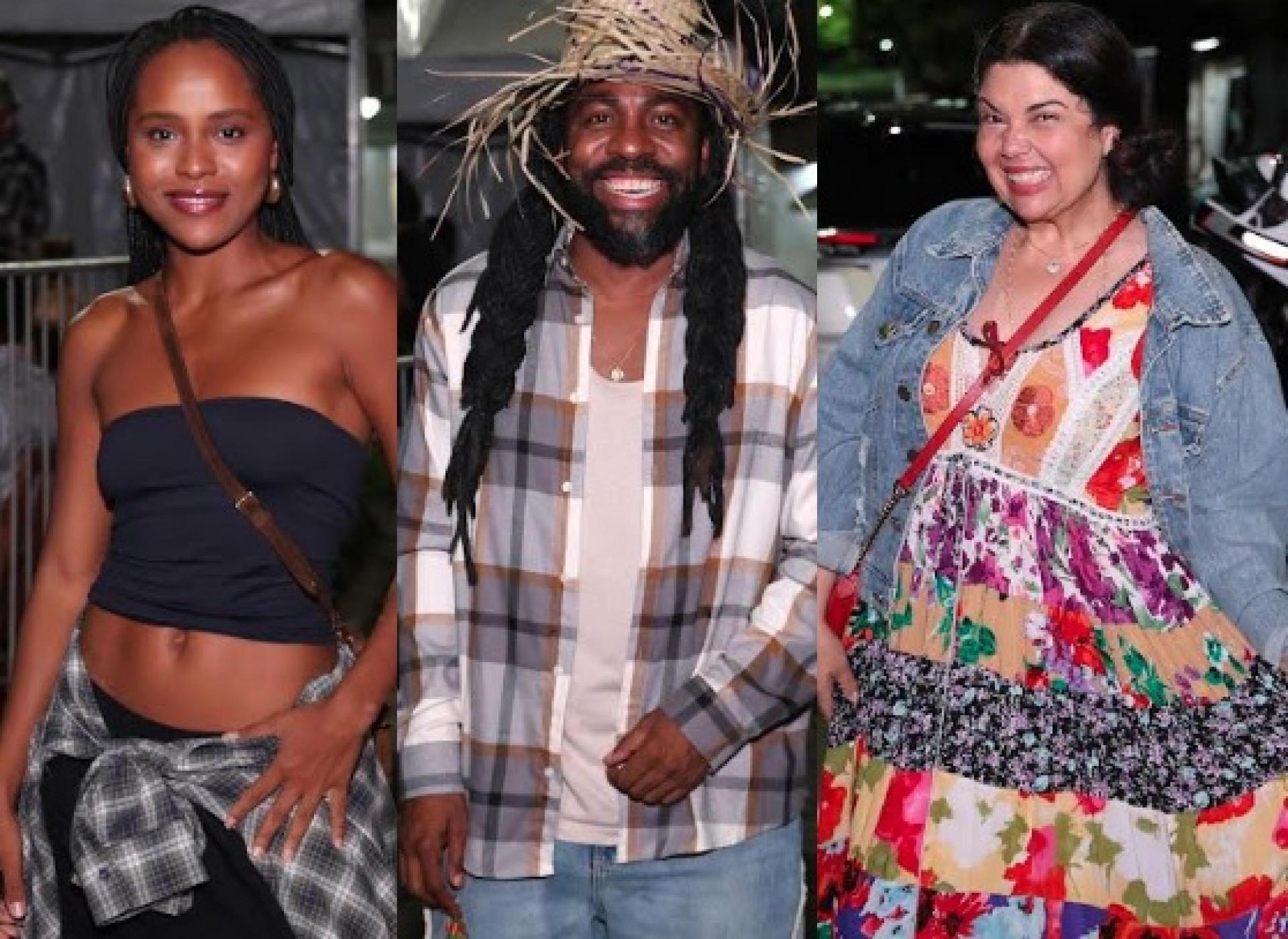 Duda Santos, Lázaro Ramos e Fabiana Karla - Roberto Filho / Brazil News