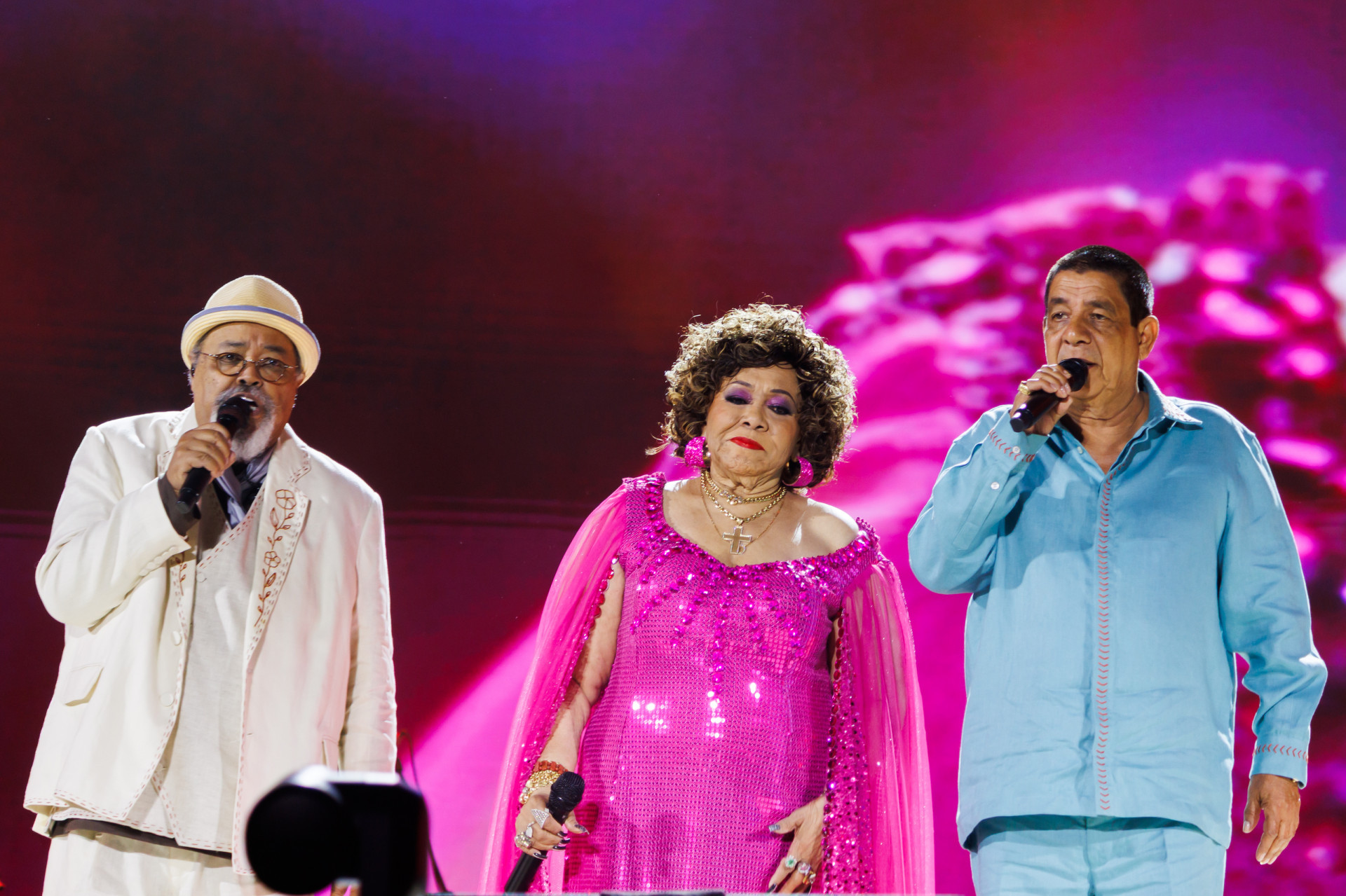 Zeca Pagodinho, Alcione e Jorge Aragão fazem show de turnê em São Paulo - Patrícia Devoraes/Brazil News