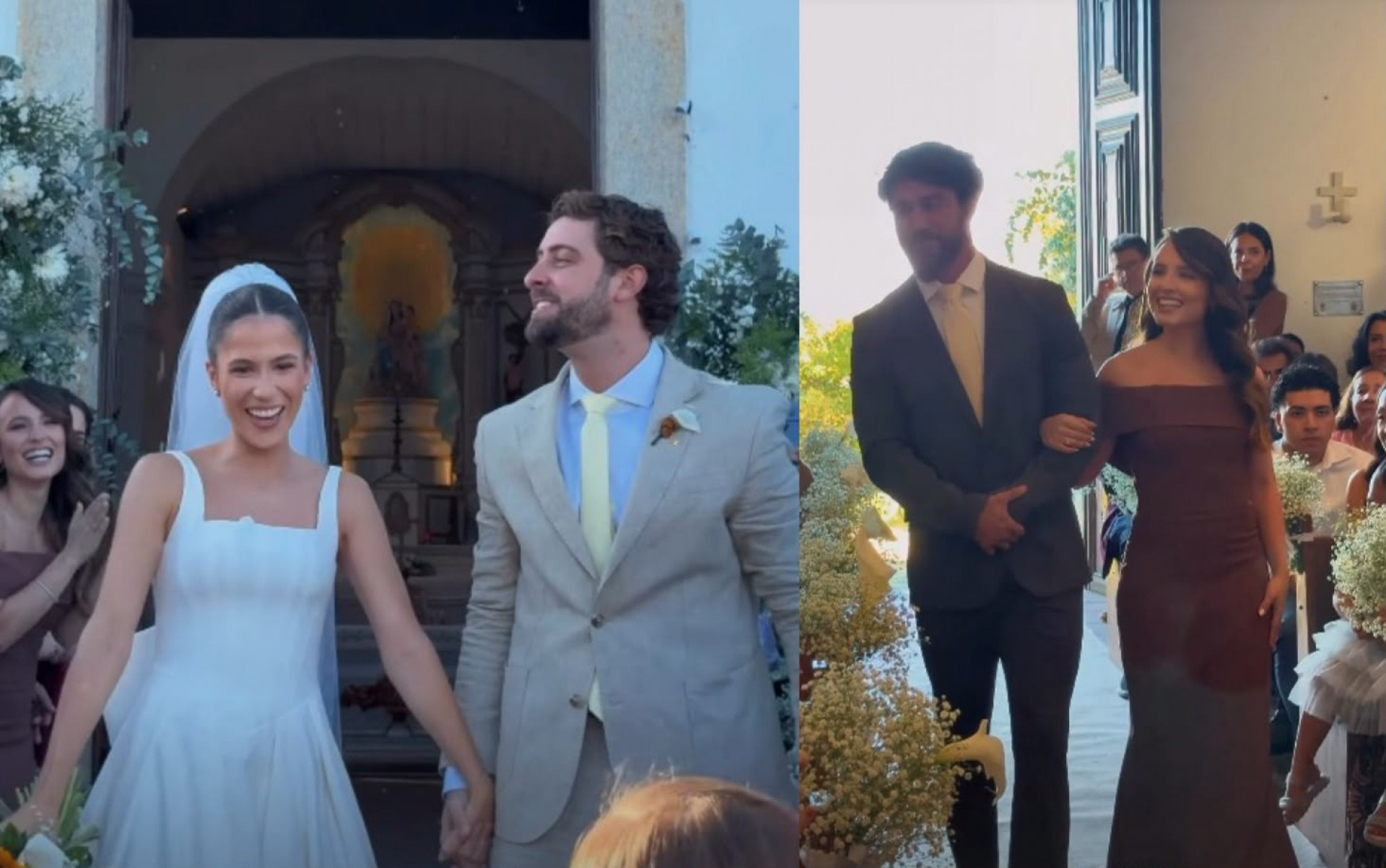 Eike Duarte e Natália Vivacqua se casaram neste sábado - Reprodução / Instagram