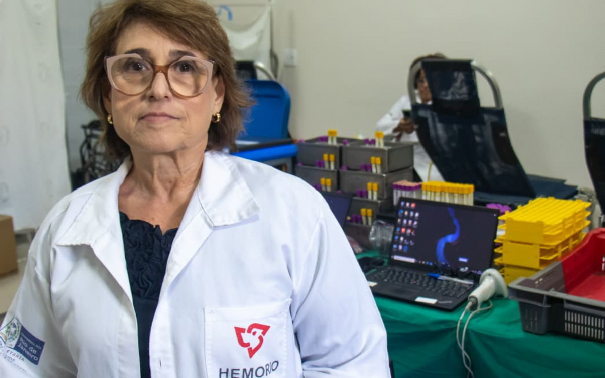Leise Marcello Bueno, médica hemoterapeuta do Hemorio - Érica Martin/Agência O DIA