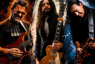 Guitarra em Fusão reúne três dos maiores nomes da guitarra brasileira no Theatro Municipal de Niterói