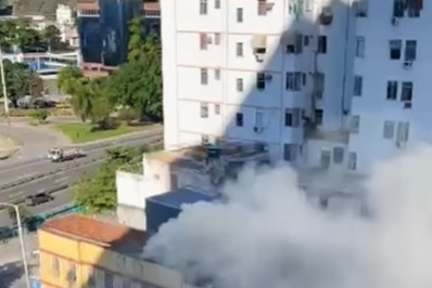Incêndio atinge bar em uma das ruas mais movimentadas de Botafogo