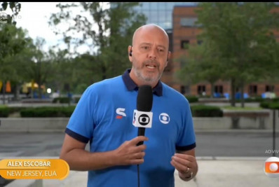 Vídeo: Alex Escobar causa preocupação ao surgir ao vivo na Globo com voz alterada