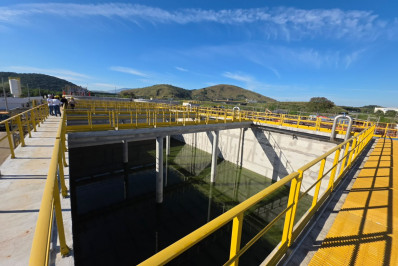 Baixada ganha nova estação de tratamento de esgoto que vai beneficiar 270 mil pessoas