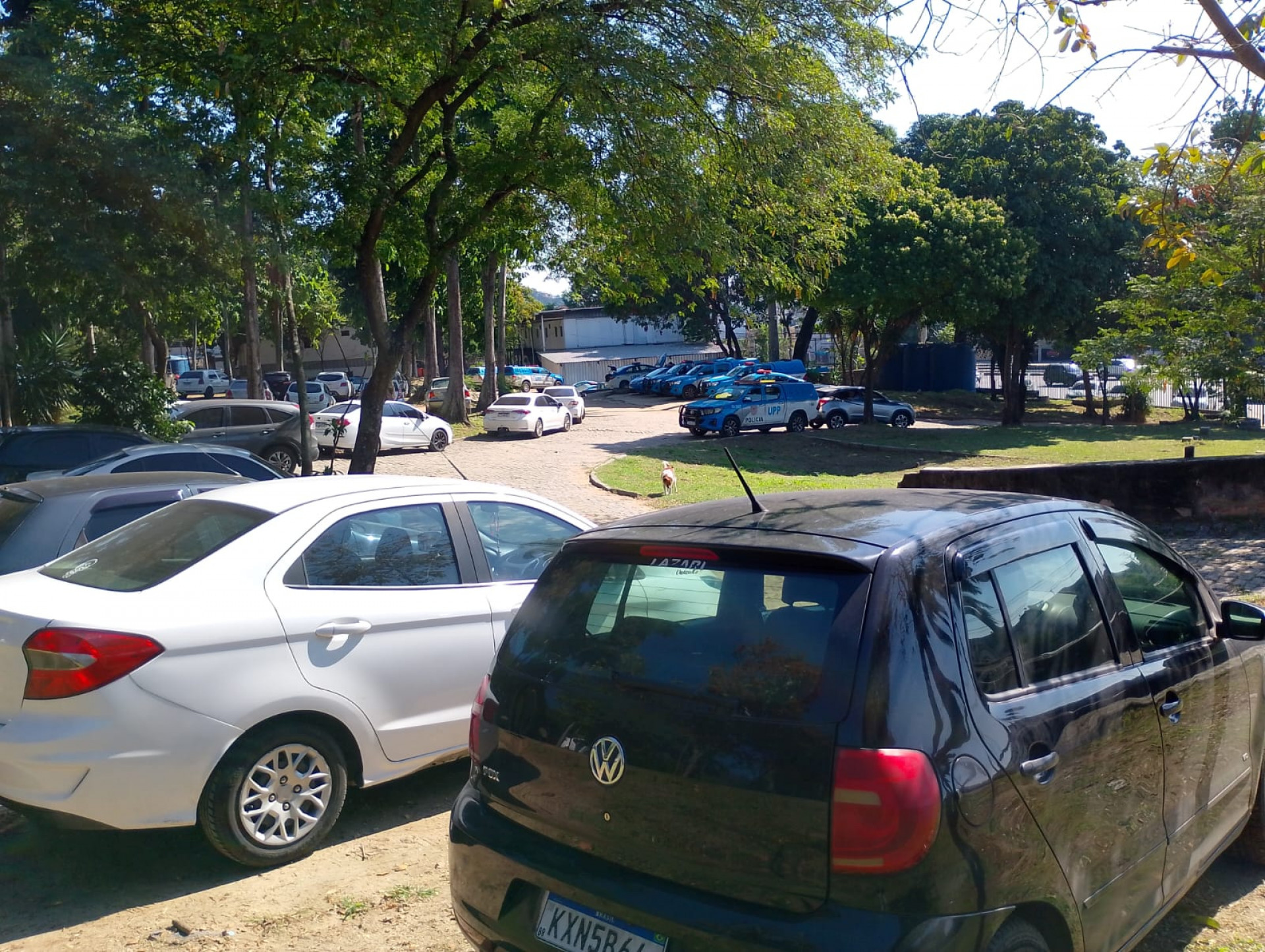 Carros estacionados ocupam espa&ccedil;o no Parque Ary Barroso - Reginaldo Pimenta / Ag&ecirc;ncia O Dia