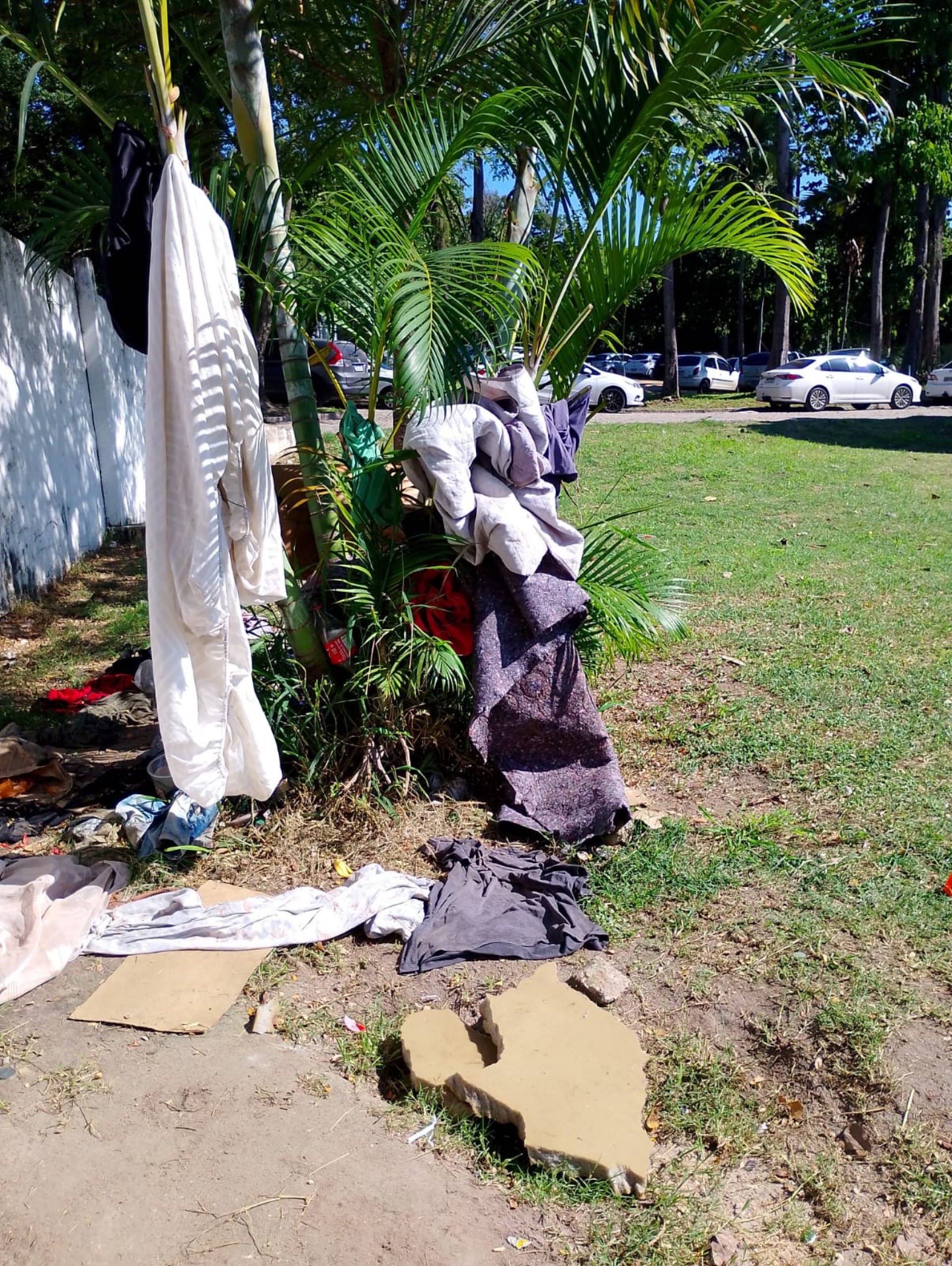 Lixo foi encontrado espalhado pr&oacute;ximo &agrave; UPA do Parque Ary Barroso  - Reginaldo Pimenta / Ag&ecirc;ncia O Dia