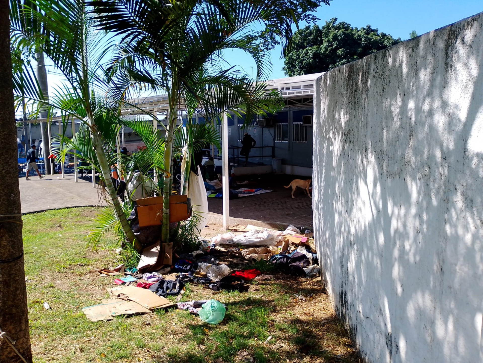 Lixo foi encontrado espalhado pr&oacute;ximo &agrave; UPA do Parque Ary Barroso  - Reginaldo Pimenta / Ag&ecirc;ncia O Dia