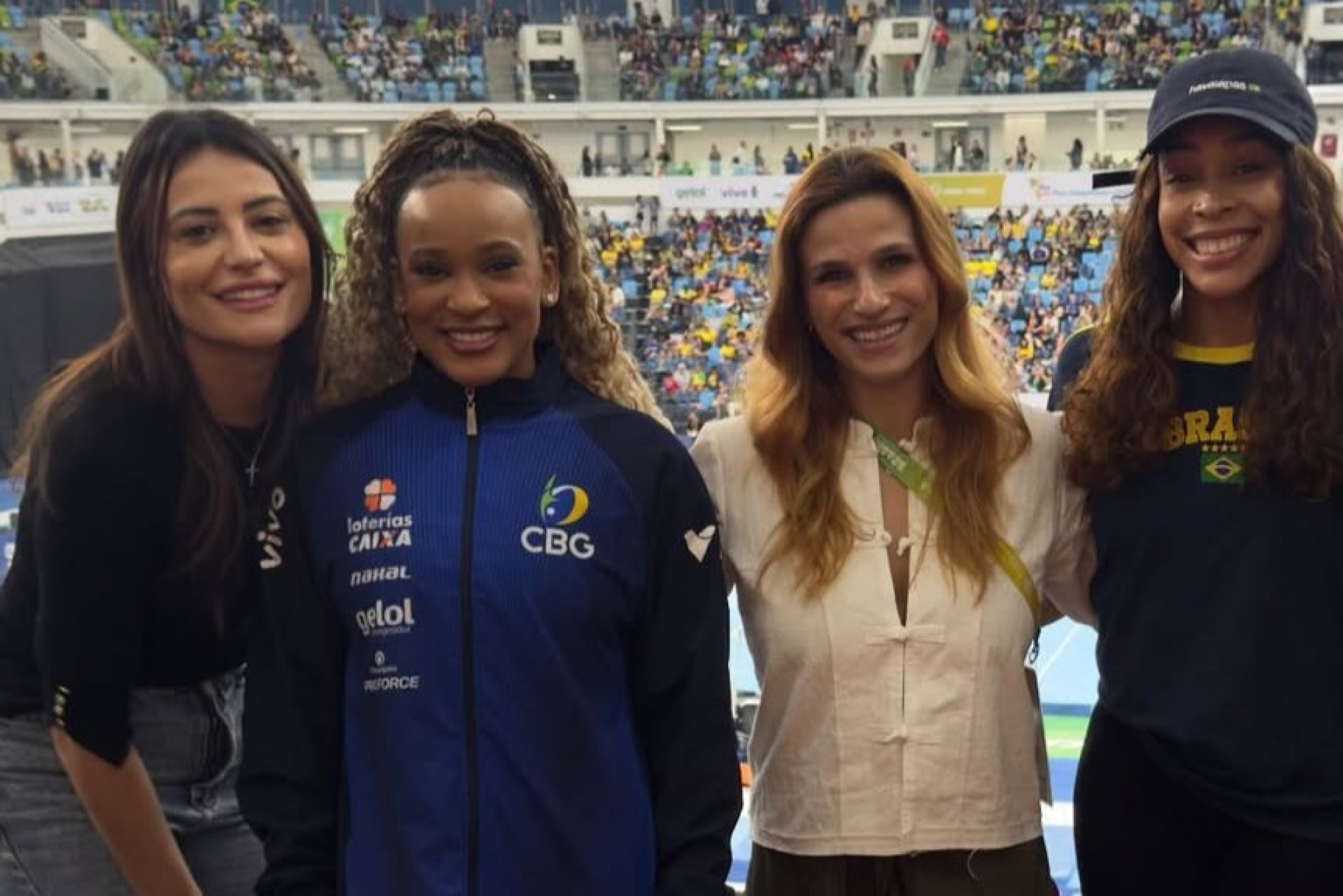 Suposta namorada de Rebeca Andrade, Jade Barbosa e Lorrane Oliveira - Reprodução / Instagram