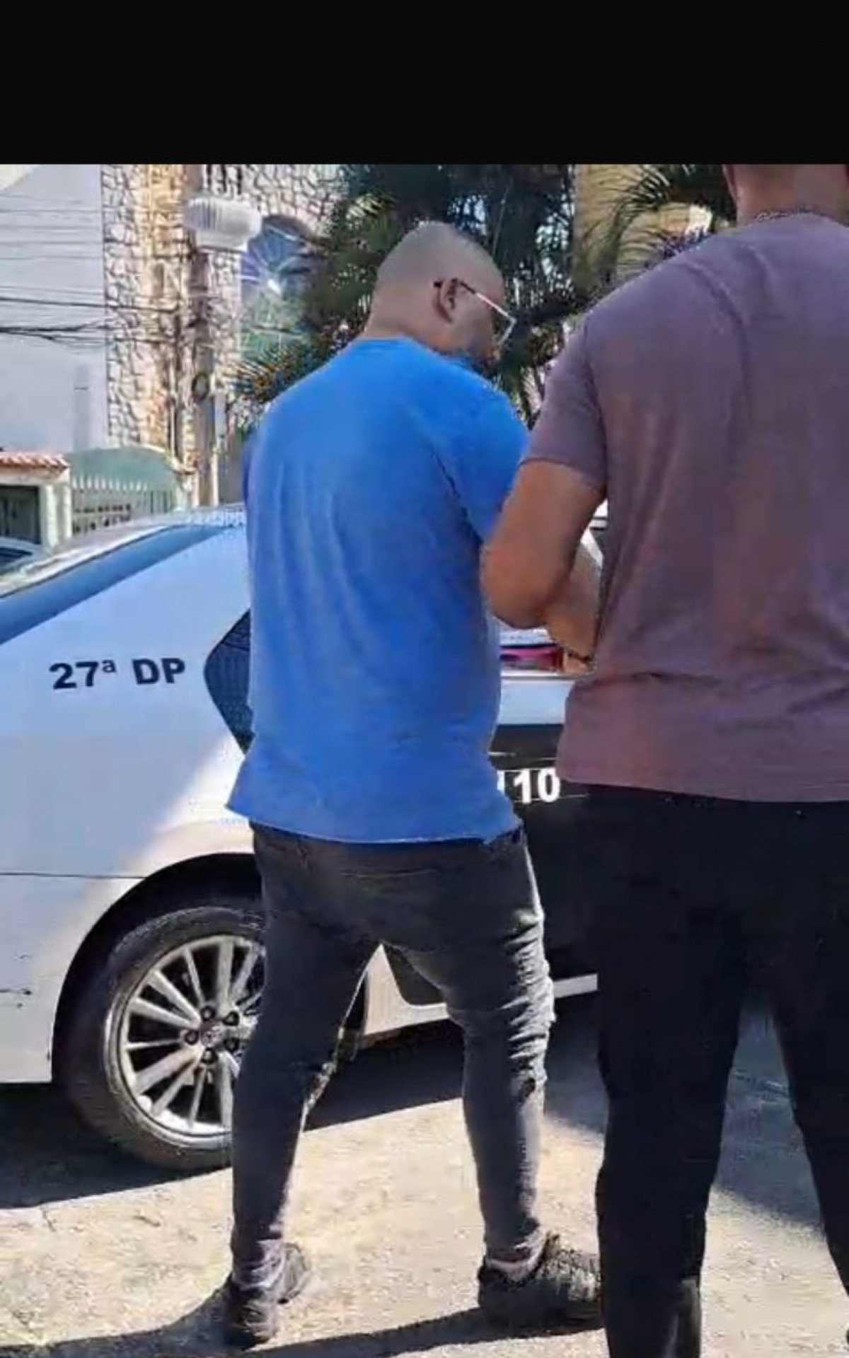 Felipe Assunção foi conduzido à 27ª DP após a operação - Reprodução