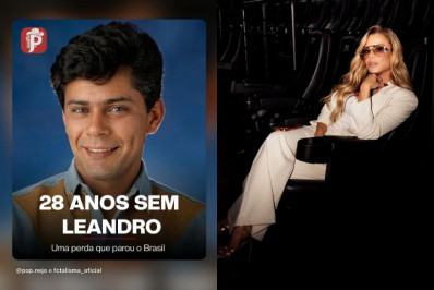 Poliana Rocha homenageia Leandro em aniversário da morte do cantor