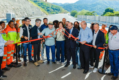 Com a presença de Lula, primeira etapa das obras da 'nova' Serra das Araras é inaugurada