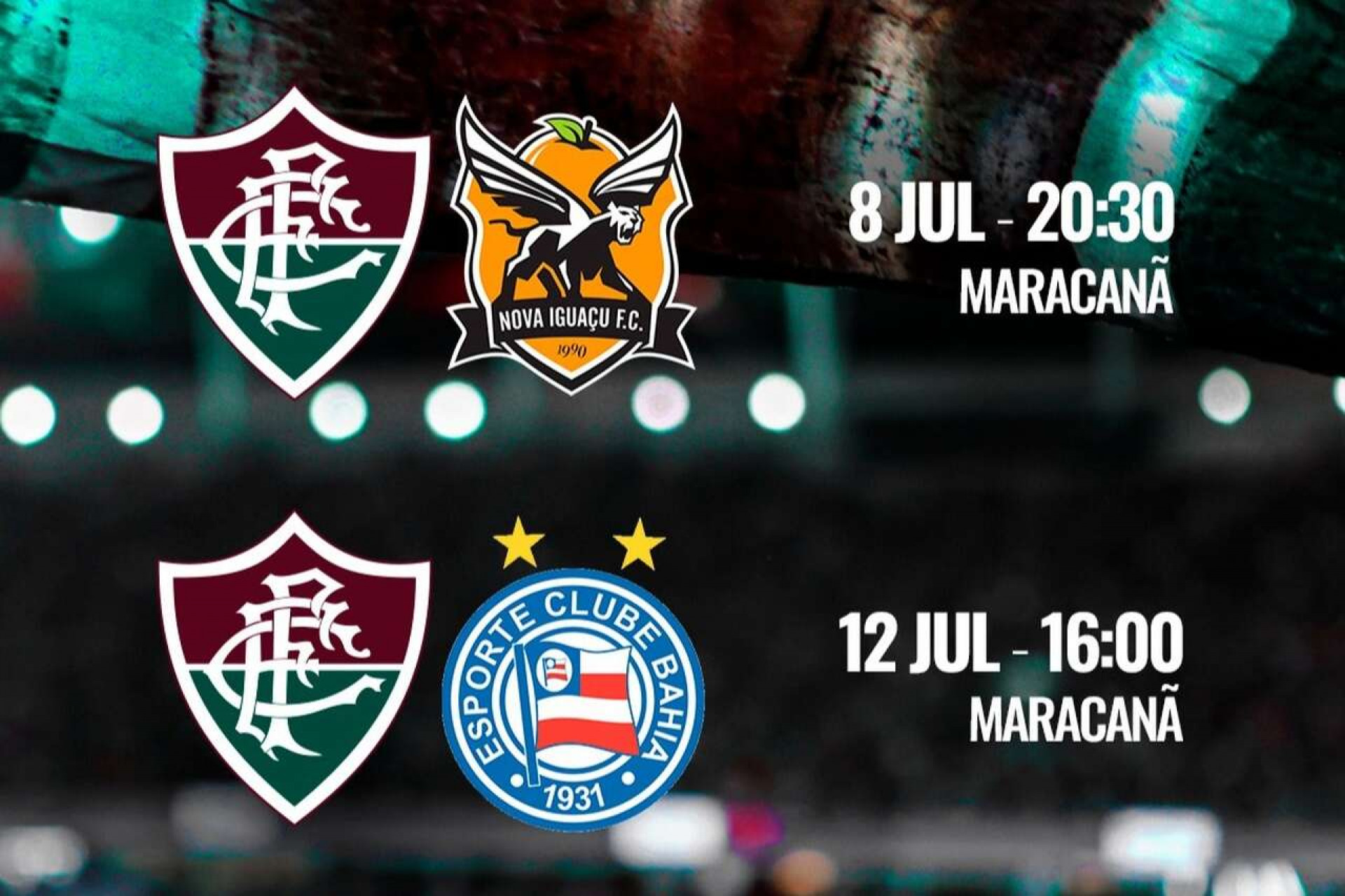 Fluminense anuncia amistosos contra Nova Igua&ccedil;u e Bahia